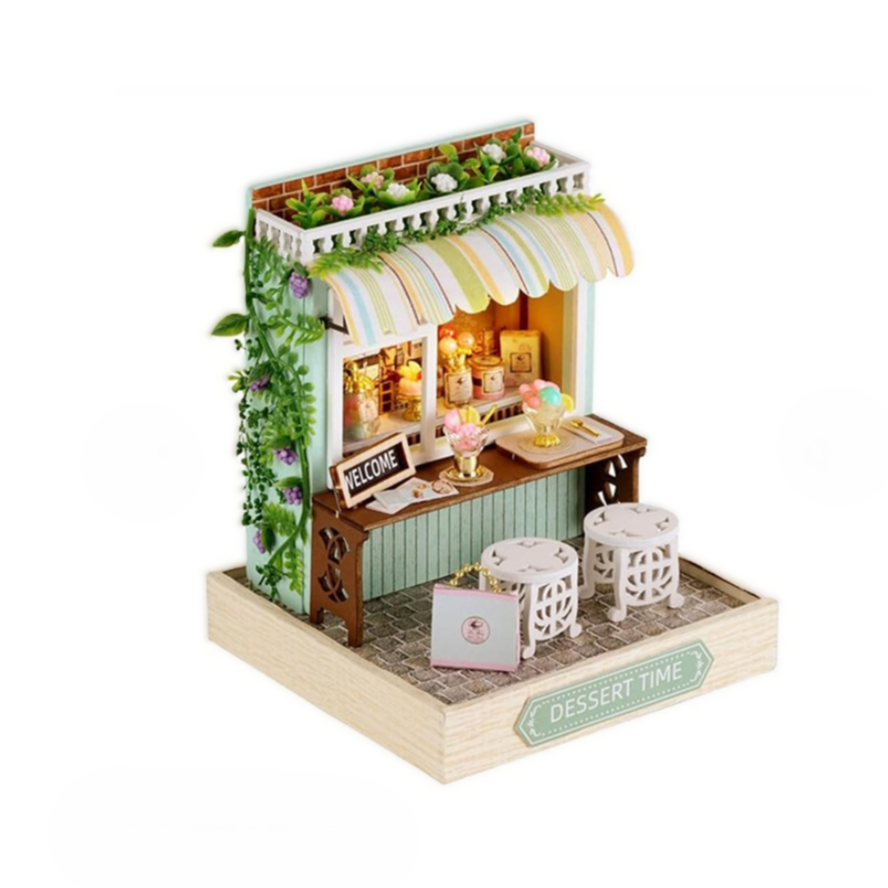 کیت ساخت خانه مینیاتوری چوبی  QT 086 Cuteroom